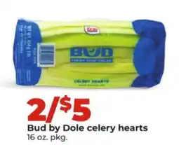 Hy-Vee Bud by Dole celery hearts offer