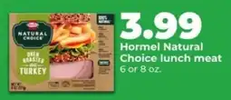 Hy-Vee Hormel Natural Choice lunch meat offer