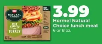 Hy-Vee Hormel Natural Choice lunch meat offer
