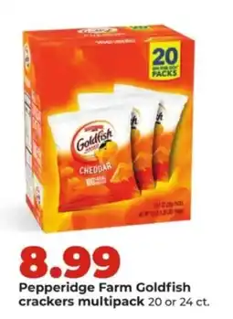 Hy-Vee Pepperidge Farm Goldfish crackers multipack offer