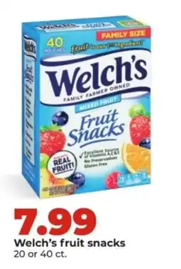 Hy-Vee Welch's fruit snacks offer