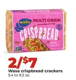 Hy-Vee Wasa crispbread crackers offer