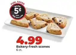 Hy-Vee Bakery-fresh scones offer
