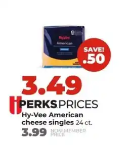 Hy-Vee Hy-Vee American cheese singles offer
