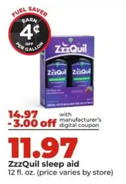 Hy-Vee ZzzQuil sleep aid offer