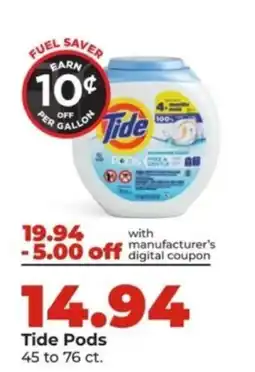 Hy-Vee Tide Pods offer