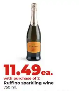 Hy-Vee Ruffino sparkling wine offer