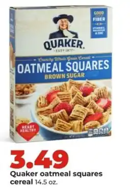 Hy-Vee Quaker oatmeal squares cereal offer