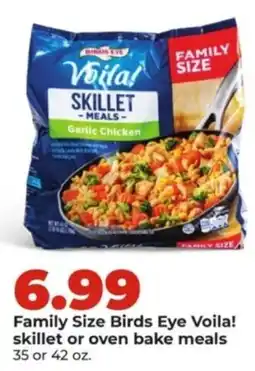 Hy-Vee Family Size Birds Eye Voila! skillet or oven bake meals offer