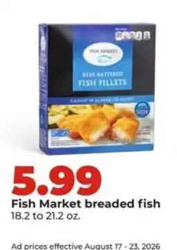 Hy-Vee Fish Market breaded fish offer