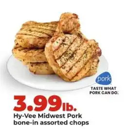 Hy-Vee Hy-Vee Midwest Pork bone-in assorted chops offer