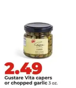 Hy-Vee Gustare Vita capers or chopped garlic offer