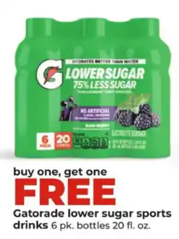 Hy-Vee Gatorade lower sugar sports drinks offer