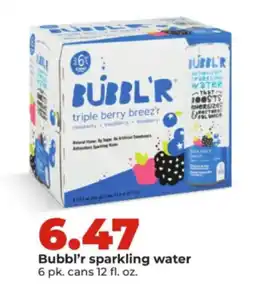 Hy-Vee Bubbl'r sparkling water offer