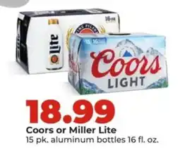 Hy-Vee Coors or Miller Lite offer