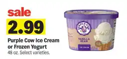 Meijer Purple Cow Ice Cream or Frozen Yogurt offer