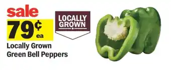 Locally Grown Green Bell Peppers