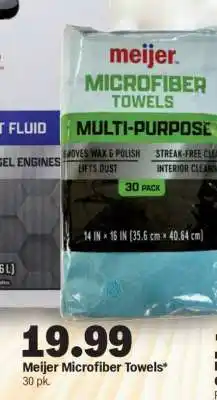 Meijer Meijer Microfiber Towels offer