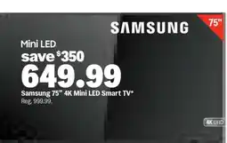 Meijer Samsung 75 4K Mini LED Smart TV offer