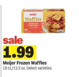 Meijer Meijer Frozen Waffles offer