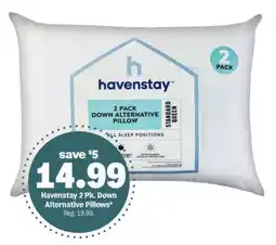Meijer Havenstay 2 Pk. Down Alternative Pillows offer