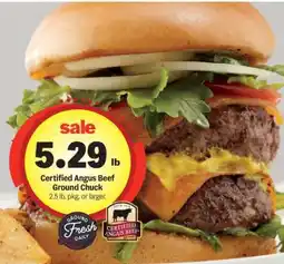 Meijer Certified Angus Beef Ground Chuck offer