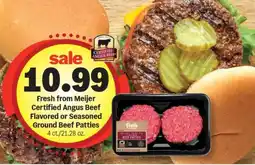 Meijer Certified Angus Beef Patties offer