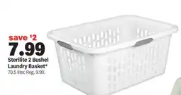 Meijer Sterilite 2-Bushel Laundry Basket offer