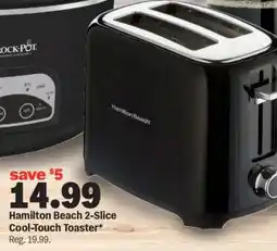 Meijer Hamilton Beach 2 Slice Cool Touch Toaster offer