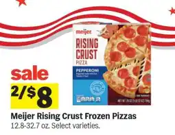 Meijer Meijer Rising Crust Frozen Pizzas offer