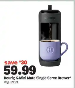 Meijer Keurig K-Mini Mate Single Serve Brewer offer