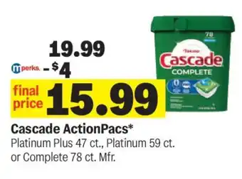 Meijer Cascade Actionpacs offer