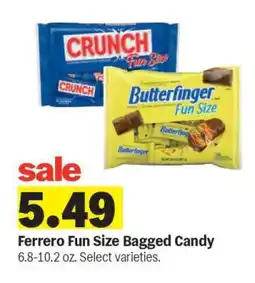 Meijer Ferrero Fun Size Bagged Candy offer