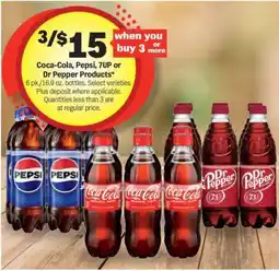 Meijer Coca-Cola, Pepsi, 7UP or Dr Pepper Products offer