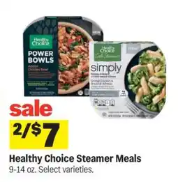 Meijer Healthy Choice Steamer Meals offer