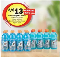 Meijer Gatorade Sports Drinks offer