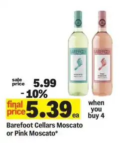 Meijer Barefoot Cellars Moscato or Pink Moscato offer