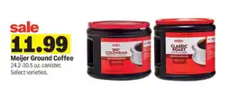 Meijer Meijer Ground Coffee offer