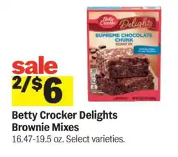 Meijer Betty Crocker Delights Brownie Mixes offer