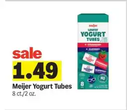 Meijer Meijer Yogurt Tubes offer