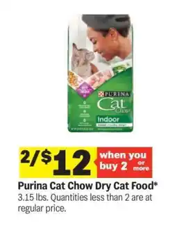 Meijer Purina Cat Chow Dry Cat Food offer