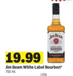 Meijer Jim Beam White Label Bourbon offer