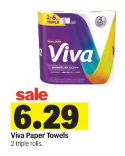 Meijer Viva Paper Towels offer