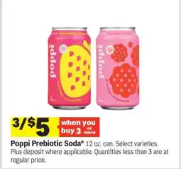 Meijer Poppi Prebiotic Soda offer