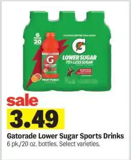 Meijer Gatorade lower sugar sports drinks offer