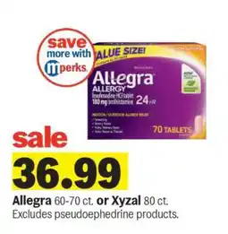 Meijer Allegra or Xyzal offer