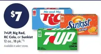 Family Dollar 7•UP, Big Red, RC Cola, or Sunkist offer