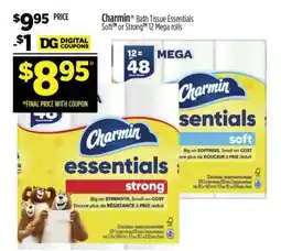 Dollar General Charmin Bath Tissue Essentials offer
