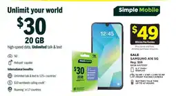 Dollar General Simple Mobile offer