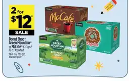 Dollar General Donut Shop, Green Mountain or McCafé K-Cups offer